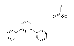 perchlorate de diphenyl-2,6 thiopyrylium结构式