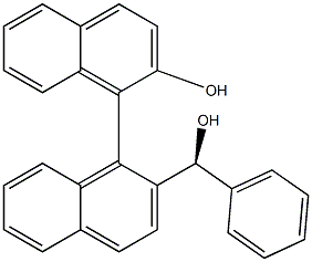 (S)-2-Hydroxy-2’-[(S)-hydroxy(phenyl)methyl]-[1,1’-binaphthalene] Structure