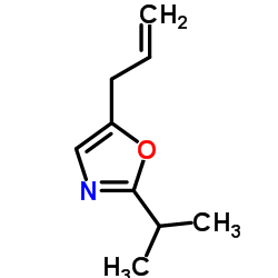 Oxazole, 2-(1-methylethyl)-5-(2-propenyl)- (9CI)结构式