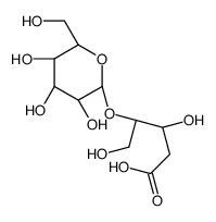 2-deoxy-4-O-mannopyranosyl-erythro-pentonic acid structure