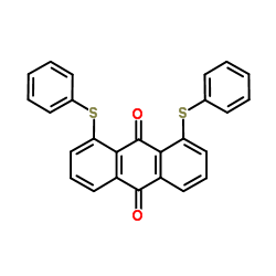 1,8-Bis(phenylthio)anthracene-9,10-dione structure