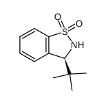 (S)-3-tert-butyl-2,3-dihydrobenzo[d]isothiazoline 1,1-dioxide Structure