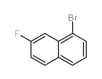 1-bromo-7-fluoronaphthalene结构式