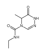 N-ethyl-1,4,5,6-tetrahydro-5-methyl-6-oxo-1,2,4-triazine-4-carboxamide结构式