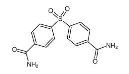 4,4'-sulfonyl-di-benzoic acid diamide结构式