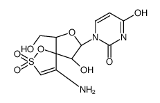 1-[(6R,8R,9R)-4-amino-9-hydroxy-6-(hydroxymethyl)-2,2-dioxo-1,7-dioxa-2λ6-thiaspiro[4.4]non-3-en-8-yl]pyrimidine-2,4-dione Structure