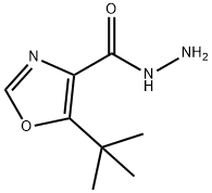 5-(叔丁基)恶唑-4-碳酰肼结构式