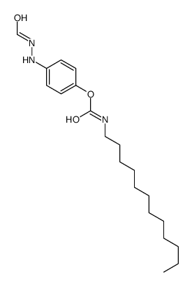 [4-(2-formylhydrazinyl)phenyl] N-dodecylcarbamate Structure