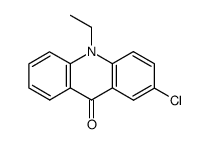 9(10H)-Acridinone,2-chloro-10-ethyl- Structure