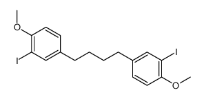 2-iodo-4-[4-(3-iodo-4-methoxyphenyl)butyl]-1-methoxybenzene结构式