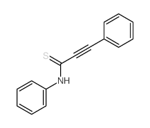 2-Propynethioamide,N,3-diphenyl-结构式