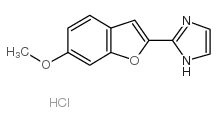 2-(6-Methoxy-2-benzofuranyl)-1H-imidazole monohydrochloride structure
