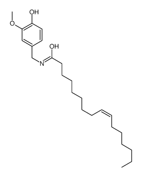 (Z)-N-[(4-hydroxy-3-methoxyphenyl)methyl]hexadec-9-enamide Structure