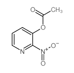 3-Pyridinol, 2-nitro-,3-acetate Structure