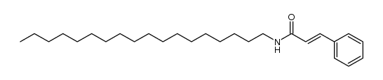 trans-cinnamic acid octadecylamide Structure