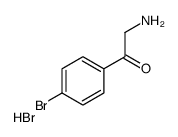 2-Amino-1-(4-bromophenyl)ethanone Hydrobromide Structure