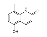 5-hydroxy-8-methylcarbostyril结构式