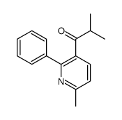 2-methyl-1-(6-methyl-2-phenylpyridin-3-yl)propan-1-one Structure