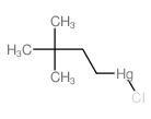 chloro(3,3-dimethylbutyl)mercury Structure