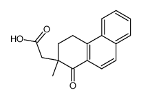 (2-methyl-1-oxo-1,2,3,4-tetrahydro-[2]phenanthryl)-acetic acid Structure