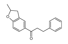2-methyl-5-(3-phenylpropionyl)-1-benzoxolane structure