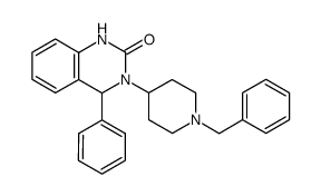 3-(1-benzylpiperidin-4-yl)-4-phenyl-3,4-dihydro-2(1H)-quinazolinone结构式