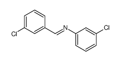 3-chloro-N-(3-chloro-benzyliden)-aniline Structure