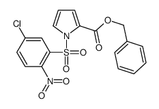 benzyl 1-(5-chloro-2-nitrophenyl)sulfonylpyrrole-2-carboxylate结构式