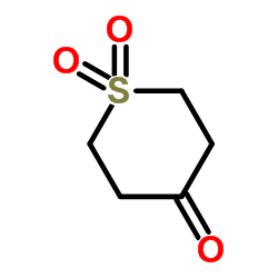 Tetrahydrothiopyran-4-one 1,1-dioxide structure