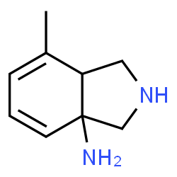 3aH-Isoindol-3a-amine,1,2,3,7a-tetrahydro-7-methyl-(9CI) structure