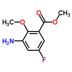 Methyl 3-amino-5-fluoro-2-methoxybenzoate Structure