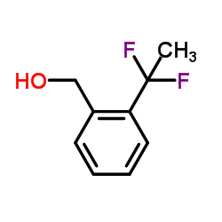 [2-(1,1-Difluoroethyl)phenyl]methanol结构式