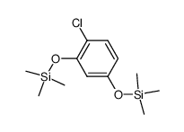 1-chloro-2,4-bis-trimethylsilanyloxy-benzene结构式