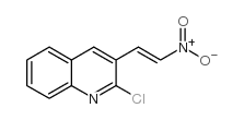 2-chloro-3-(2-nitroethenyl)quinoline结构式