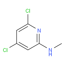 (4,6-Dichloro-Pyridin-2-Yl)-Methyl-Amine structure