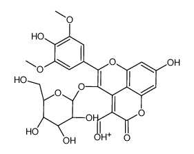 Vitisin A (pyranoanthocyanin)结构式