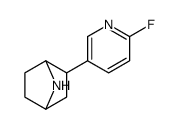 2-(2-fluoro-5-pyridyl)-7-azabicyclo(2.2.1)heptane结构式