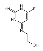 Ethanol, 2-[(2-amino-6-fluoro-4-pyrimidinyl)amino]- (9CI)结构式