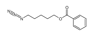 1-azido-5-benzoyloxypentane Structure