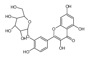 Quercetin-3'-glucoside结构式