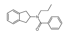 N-(2,3-dihydro-1H-inden-2-yl)-N-propylbenzamide结构式