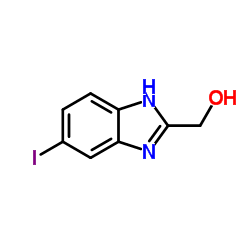 (5-Iodo-1H-benzimidazol-2-yl)methanol Structure