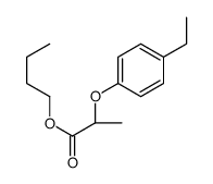 butyl (2R)-2-(4-ethylphenoxy)propanoate结构式