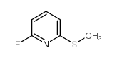 Pyridine, 2-fluoro-6-(methylthio)- (9CI) Structure