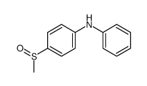 4-methylsulfinyl-N-phenylaniline结构式