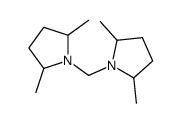 1-[(2,5-dimethylpyrrolidin-1-yl)methyl]-2,5-dimethylpyrrolidine结构式