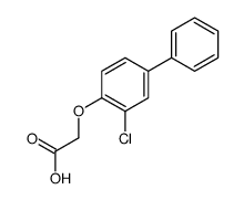 (3-氯-1,1-联苯-4-基)氧基]乙酸结构式