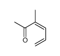 3,5-Hexadien-2-one, 3-methyl-, (E)- (8CI,9CI)结构式