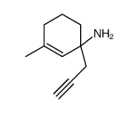 2-Cyclohexen-1-amine,3-methyl-1-(2-propynyl)-(9CI)结构式