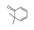 6,6-dimethylcyclohexa-2,4-dien-1-one结构式
